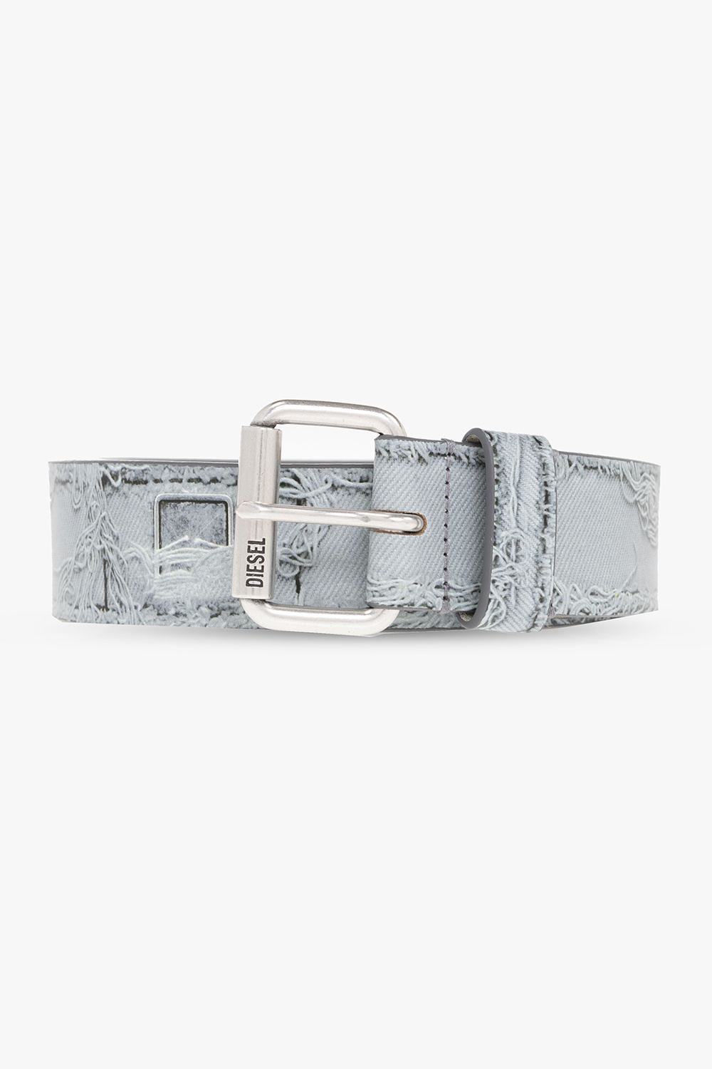 Grey Leather belt Diesel - GenesinlifeShops KR